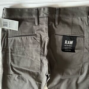 G STAR RAW Bronson slim chinos men’s 28x34 - new with tag!